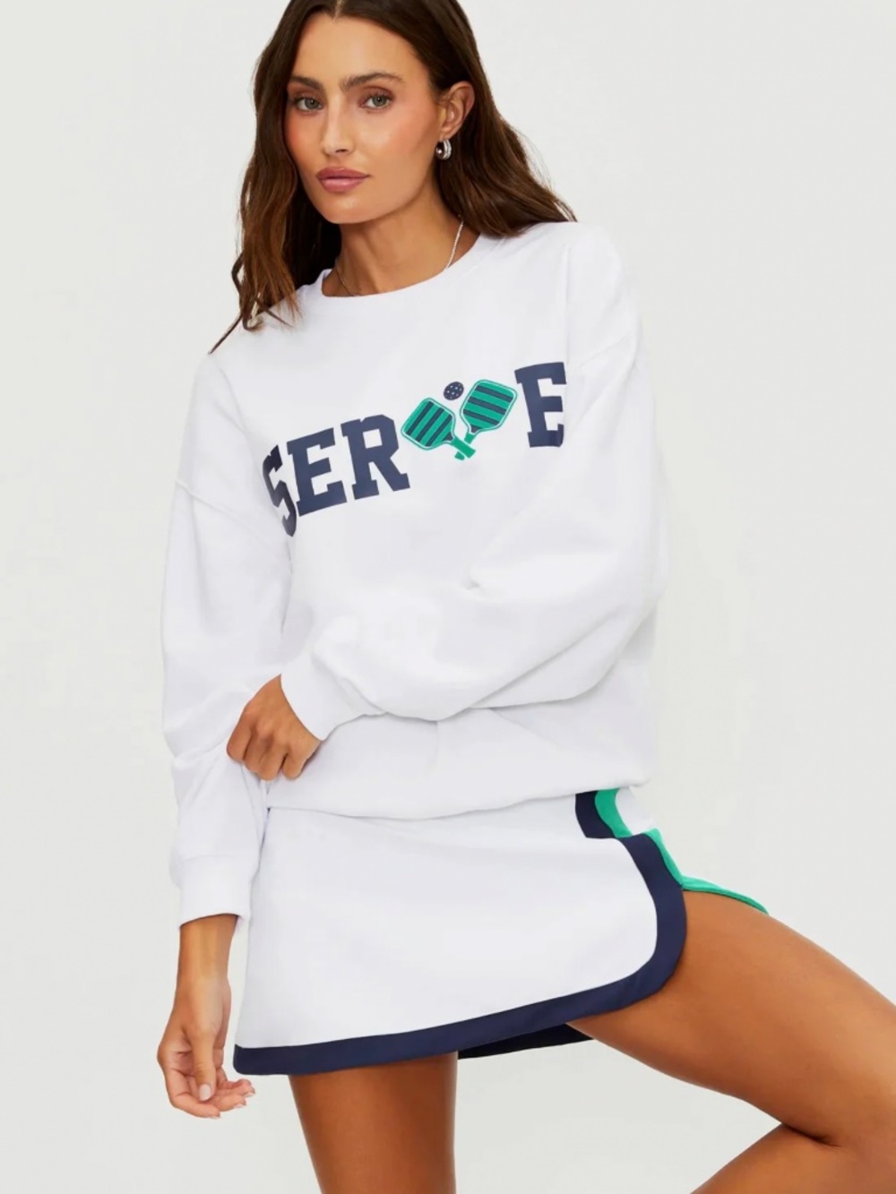 NWT Beach Riot Devyn Alpine Crewneck Sweater Sz M